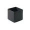 4.75" Square Matte Black Ceramic Vase – Modern Floral Container for Centerpieces & Minimalist Home Decor-92170-56